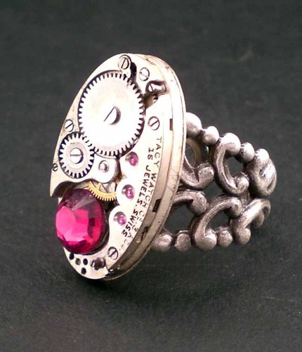  Steampunk Vintage Watch Movement Rings are the perfect conversation 